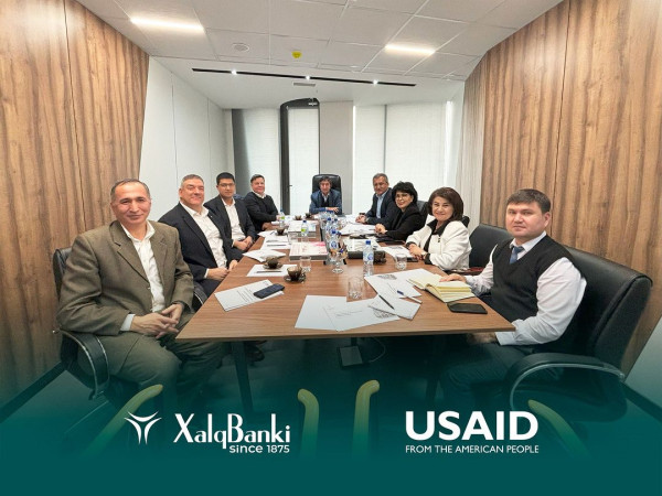 Халқ банкида USAID MST лойиҳаси делегацияси вакиллари билан учрашув бўлиб ўтди