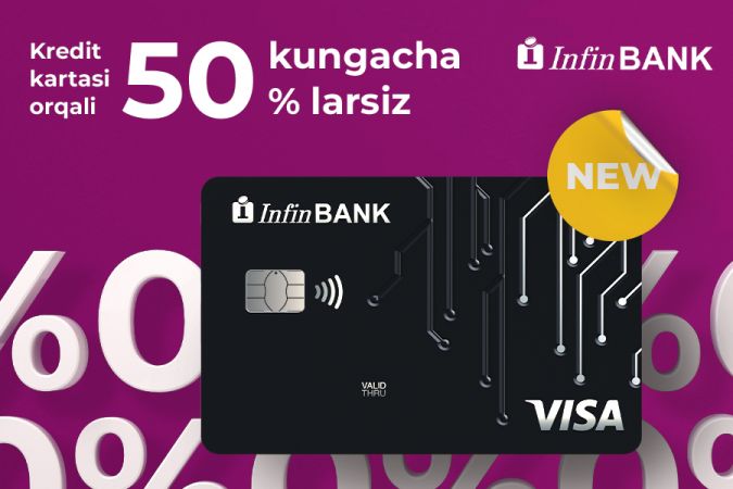 InfinBANK'дан келажак кредит картаси - InfinBLACK!