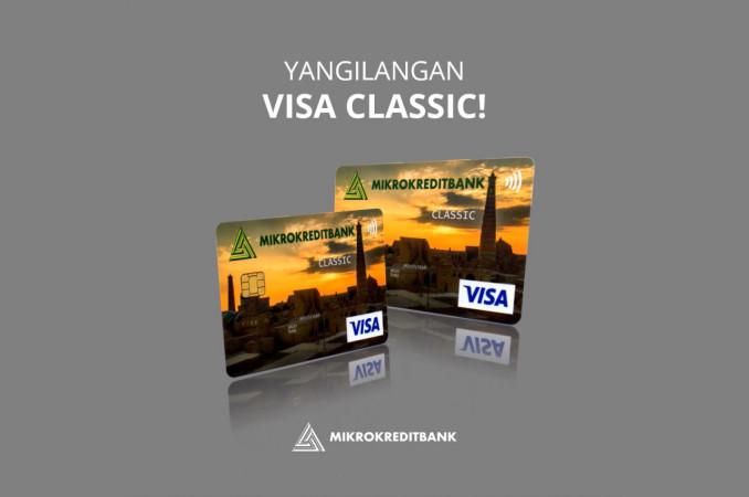 Микрокредитбанк эски турдаги VISA карталарига хизмат кўрсатишни тўхтатади